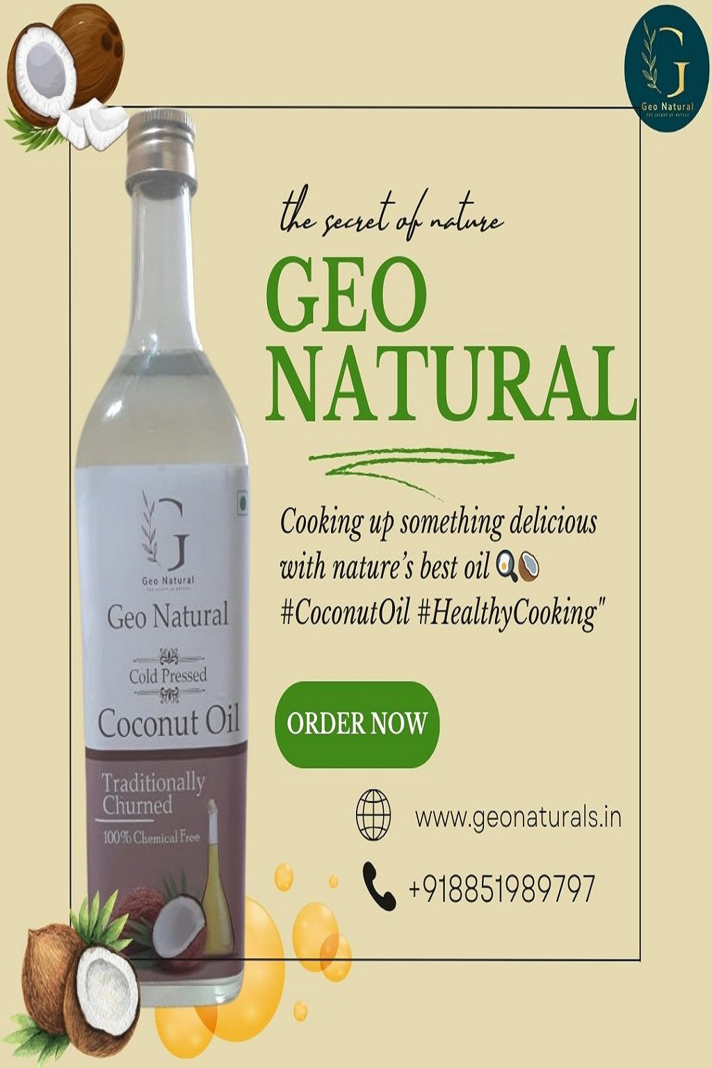 Cold Pressed Coconut Oil